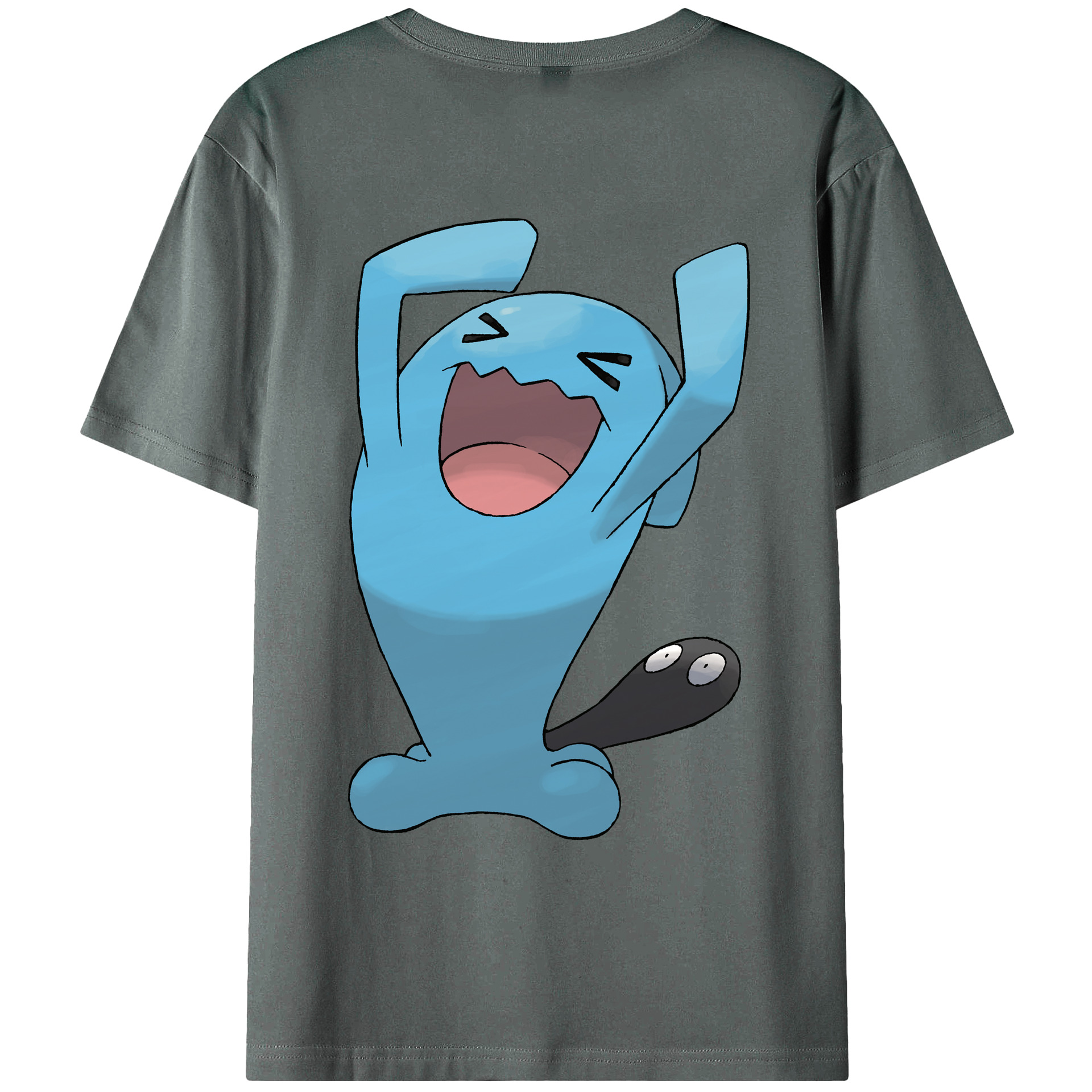 （画像用） ポケットモンスター Pokémon 綿100％ メンズ半袖Tシャツ（バックプリント） 通気性